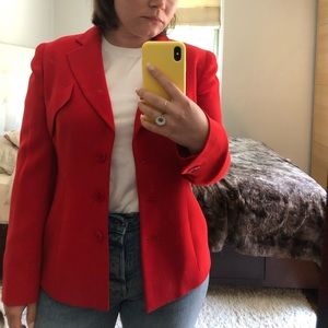 ❣️ Giorgio Armani red vintage blazer